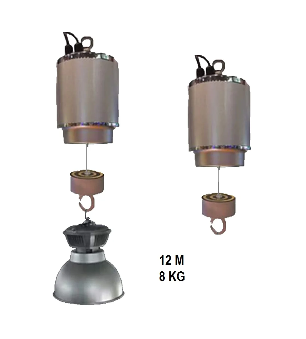 CAMPANA-LED-AUTOMATIZADA-bodegas-laboratorios-gasolineras-colgante-led-baja-sube-ajustable-altura..